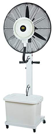 Ventilatore Oscillante a Piantana Umidificator Ventilatore antincendio esterno oscillante interni a grande raffreddamento industriale Ventilatore industriale 3 impostazioni di velocità Serbatoio di ac