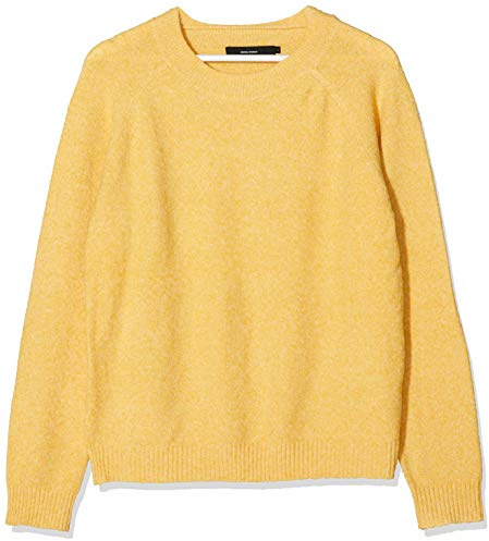 VERO MODA dam Vmdoffy Ls O-neck blus Ga Noos Stickad tröja (1-pack)