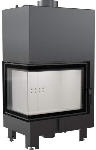 Kratki Kamineinsatz wasserführend MBZ 13 kW Ofen Kamin Kaminofen Heizeinsatz Aqua Variante MBZ13PW Links