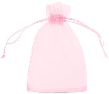 100 x Organzabeutel Verschiedene Größen, große Farbauswahl, Organzasäckchen Geschenkbeutel Geschenkverpackung (Rosa, 13 x 18 cm)