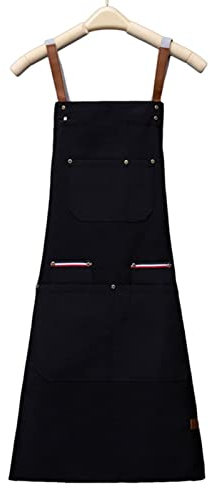 BATTTX Arbeitsschürze Herren,Robuste Werkzeugschürze for Männer, Arbeitsschürze Mit Werkzeugtaschen for Küche, Garten, Keramik, Werkstatt, Garage Und Mehr