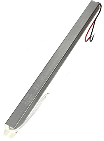 Jandei - Alimentation Transformateur 110/220V AC à 24V DC 48W 2A, installation intérieure IP20, pour bande LED, néon ou appareils basse tension