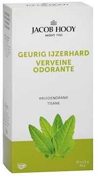 Jacob Hooy® | Té de hierbas de verbena | Infusión de Verbena & Limoncillo sin cafeína | Té de Hierbas Hojas de Verbena en Bolsitas - 20 Filtros (36 Gr)
