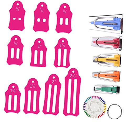 EXCEART 1 Satz Pin-Tasche Multitools Heftklammer Nähen Quilten Holzwerkzeug Quilter-Stift Rollige Sammlung Faltbare Stoffschrägstreifen Quilt-Werkzeug Gelee Arbeit Legierung Werkzeugsatz
