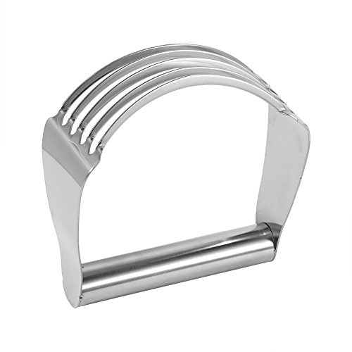 Stainless Steel Dough Blender, Pastry Cutter Heavy Duty Dough Cutter Dough Cutter Tool Dough Whisk Food Masher for Pasta, Pie Crust and Cake