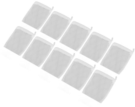 Jiawu Sacchetti per Supporti Filtranti per Acquari, Sacchetti per Supporti Filtranti per Acquari Riutilizzabili e Durevoli a Maglia Fine, Chiusura con Cerniera per Fibra di Torba