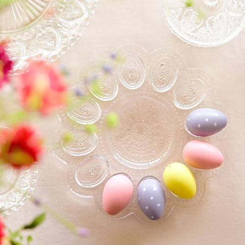 HOMLA LERIN Assiette à œufs en verre 27 cm