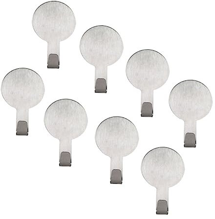 Gadpiparty 8 Pièces crochet de suspension crochet auto-adhésif crochets autocollants accroche serviette crochet serviette Crochet anti-dérapant crochet adhésif crochets muraux