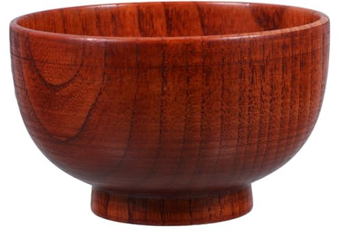 CHICAMPERA 1pezzi Ciotola Legno Insalatiera Elegante e Pratica Contenitore per Frutta e Dessert per Cucina e Occasioni Speciali Materiale di qualità e Design Semplice