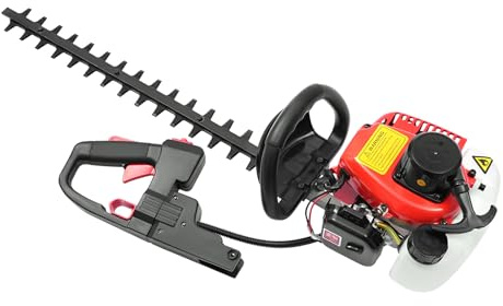 Cortasetos de gasolina de 22,5 cc, 650 W, doble filo con amortiguador, diámetro de corte, 65 cm, para modelado de jardinería, poda verde, cosecha de té
