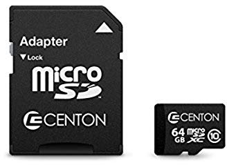 Centon Electronics MP Essential 64GB Class 10 Micro SDXC Card (S1-MSDXC10-64G)
