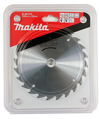 Makita A-85101 Lame de scie circulaire T.C.T. 165 x 20 24T 165 x 20 mm 24T Bois