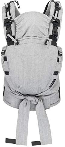 HOPPEDIZ® NABACA® Komfort-Modultrage, Basic-Set Popeline grau