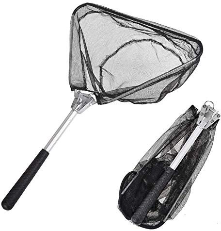 WENTS Karpfenkescher 2 Stück Fishing Kescher Gummiert zum Angeln, Angelkescher zum Karpfenangeln, Kescher für Karpfen, Fischkescher, Unterfangkescher, Karpfen Kescher