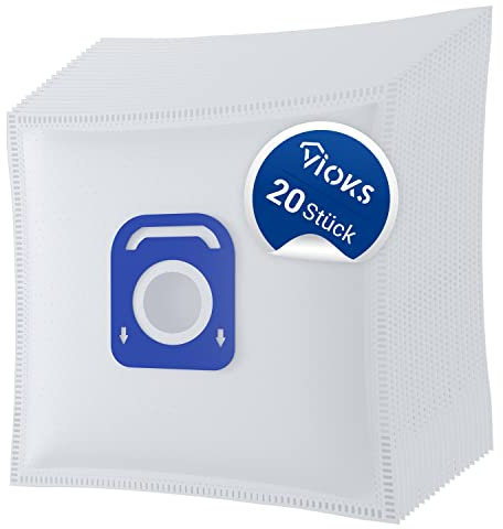 VIOKS Staubsaugerbeutel R39 20x SET Filterbeutel Ersatz für Rowenta ZR200520 für Staubsauger Rowenta/Swirl R39 Staubsaugerbeutel Rowenta/Rowenta Silence Force Beutel/Rowenta Compact Power