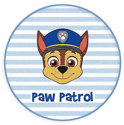 Herding Teppich, Paw Patrol, Ø 90 cm, Oberseite aus 100% Polyamid