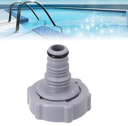 Pool Hose Adapter Drain Valve, P6H1419 Drain Valve Adapter Drain Valve Replacement for Draining Pool Hose Drain Valve Connector(1PC)