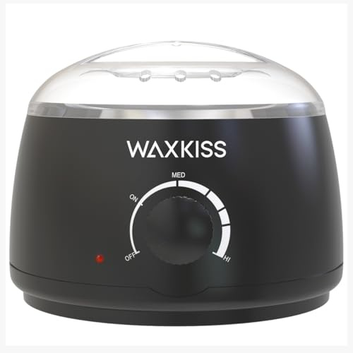 Waxkiss 14Oz Wax Warmer, Professional Wax Warmer for Hair Removal With See-Through Lid And Aluminum Pot Wax Melting Machine for Women Men