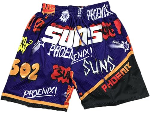 MCQOmcil Herren Basketball Shorts hochelastische atmungsaktive Sporthose trocknende Trainings Shorts Outdoor Trainingstasche Lauf Shorts(6,L)