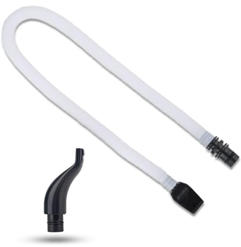 Melodica Melodica-Mundstück, 53 cm lang, flexibel, mit 1 x schwarzem Mundstück, Melodica-Ersatzschlauch für 32/36/37/41 Tasten, Melodica