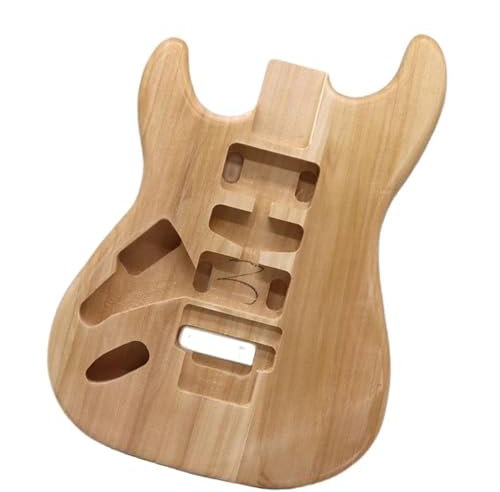 Ersatzteile für Gitarrenkorpus Doppel Rocker Gitarre Linkshänder Körper Elektrische Gitarre Modifikation DIY Instrument Zubehör Körper Pappel Körper Rückhand