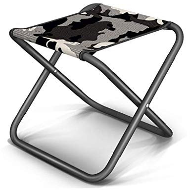 ZXXDSMYF Campinghocker, zusammenklappbarer Slacker-Stuhl, tragbar, Ultraleicht, kleine Aufbewahrungssitzhocker, Stühle für Outdoor-Reisen, Wandern, Angeln, Gartenarbeit, Strand