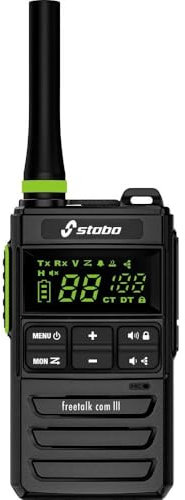 Stabo freetalk Com III ricetrasmittente 16 canali Nero
