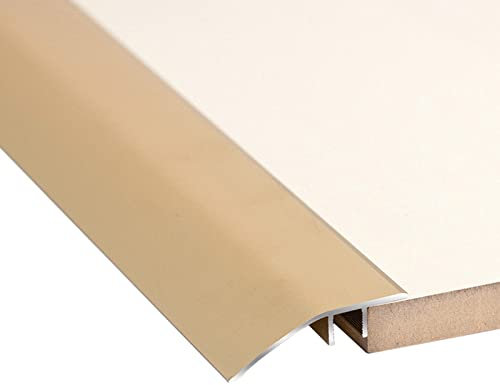 SUCHETA 35 Aluminum Uneven Floor Transition Trim Strip For Windowsill,Floor Edge Cover Strip,Anti-Stumble Room Front Door