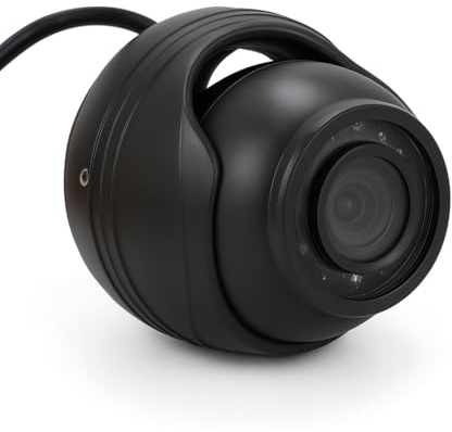 Sharainn Caméra de sécurité Dôme 1080P 2MP USB Plug and Play, Boîtier en Métal, Caméra Grand Angle 125° pour Voiture et Intérieur avec Anti-buée, Conception Résistante aux Chocs pour PC