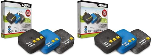 Aquael M161481 Wkład Gąbkowy Super Finish Sponge 45PPI, 1 kg (Packung mit 2)