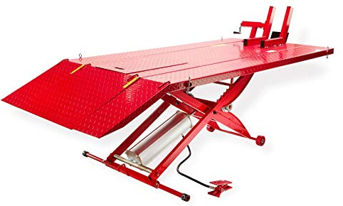 DEMA - Plataforma elevadora neumática para motocicletas/Quad, 450 kg