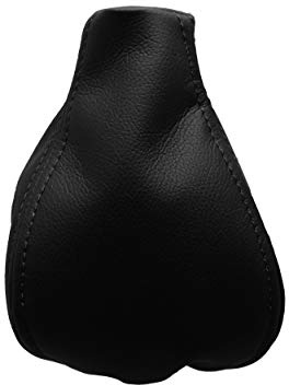 JPstraps - Funda Palanca de Cambios de Cuero Piel Natural Color Negro Compatible con Mercedes Viano W639 (2003-2017)