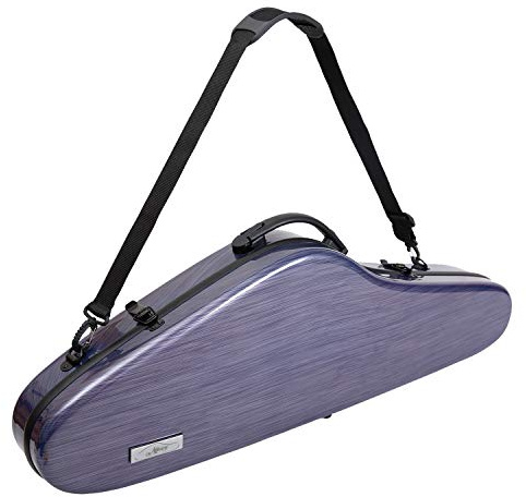 Aileen CSV-F18 Violin Hard Case 4/4 Full Size Luxury with Hygrometer Suspension, Purple