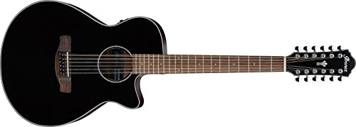 Ibanez AEG5012 12-Saiter Black High Gloss