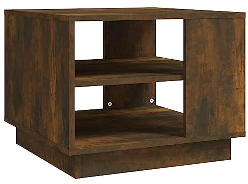 vidaXL Coffee Table Home Living Room Office Furniture Modern Decor Couch Centre Side Sofa Accent Tea Storage Table Desk Smoked Oak Chipboard