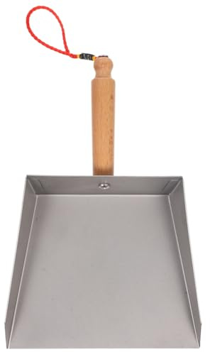 HOMSFOU Edelstahl Mini Kehrschaufel 8.7X5.5 Zoll Kompakte Staubpfanne Für Küche Und Haushalt Leichtes Metallschaufel-Set Für Tisch- Und Arbeitsplattenreinigung