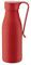 Alessi Away AST01 R - Doppelwandige Thermosflasche mit Infuser und Filter, aus Farbigem 18/10 Edelstahl, 500 ml, Rot