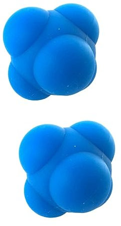 TOGEVAL 2stücke Reaktionsball Aus Silikon Seitiges Design Agiles Training Für Reflexe Koordination Rehabilitation Langlebig Für Profis Und Amateure