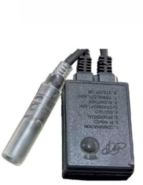 Zarivy Programador de riego para tubo flexible, hasta 45m, 2 vías, IP44, ideal para jardínes y cultivos automáticos.