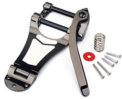 RuiJOTWAT B7 Jazzgitarre Tremolo Vibrato Bridge Saitenhalter für Gibson Bigsby ES355 Epiphone, schwarz