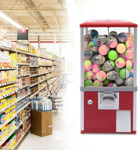 LYJYUJIE Distributeur Automatique de Capsules, Machine Commerciale de Gomme à Bonbons, Distributeur Automatique de Capsules pour Les magasins de détail, Distributeur de balles gonflables ~/