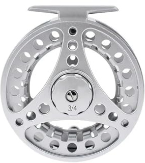 YZWHKJ Fliegenrolle 3/4 5/6 7/8 Wt Fliegen Angelrollen 2 + 1bb 1:1 Aluminium Legierung Fly Reel Angeln Zubehör for Forellen Karpfen(3-4)