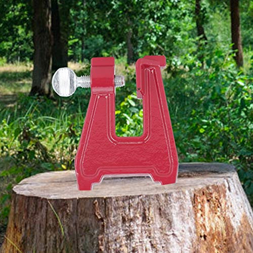 Ausla Chainsaw Stump Vise Guide Bar Clamp for Sharpening Universal Chainsaw Stump Vise Tool with Wing Nut for Secure Attachment to Wood