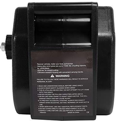 aqxreight 12V Duty Electric Winch Kit with Remote Control for Boats and Trailers 4990 KG Capacity
