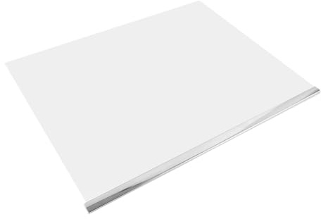 WOONEKY Étagère en Verre Trempé pour Réfrigérateur et Congélateur 40 X 30 CM, Tablette de Remplacement Transparente, Compatible Multi-Marques, Nettoyage Facile, Capacité de Charge Élevée