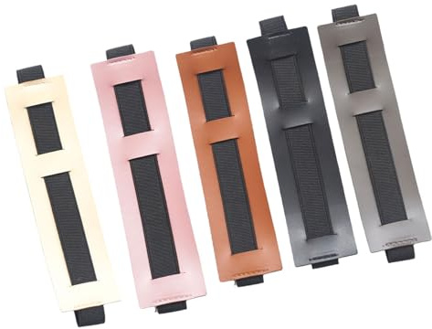 Elegantes Stifteetui aus Leder mit Gummiband-Verschluss für mehrere Studenten, Profis und Journal-Enthusiasten