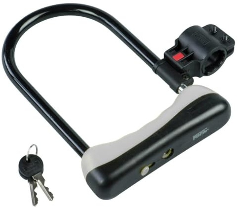 BURG-WÄCHTER Strong U Lock, Double Locking, Height: 180 mm, Shackle Strength: 14 mm, 1500 HB 170/180