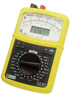 Chauvin Arnoux CA 5011 Multimètre analogique-numérique CAT III 1000 V/CAT IV 600 V