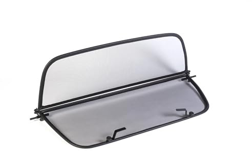 Déflecteur de vent pliable avec fermeture rapide - noir pour AUDI A5 Décapotable 2009-2016 | Filet Anti-Remous Coupe | Déflecteur d'air