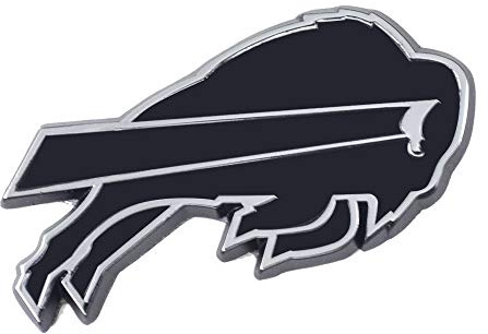 FANMATS unisex adult Chrome 3D Metal Emblem, Chrome, Approximately 3 x3 US